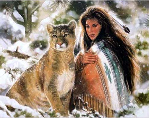 Herndon Fine Art offers authenticated Maija fine art, including rare signed limited edition prints, original pastel paintings, and Native American wolf portraits.