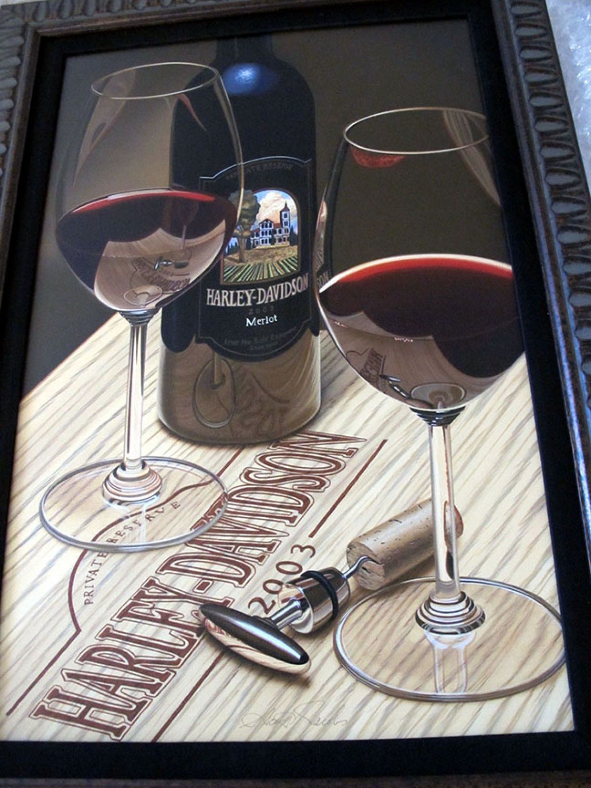 Herndon Fine Art offers authenticated Scott Jacobs fine art, including rare hand-embellished canvas giclées, original oil paintings, and licensed Harley-Davidson graphics.