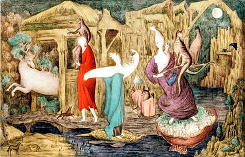 Herndon Fine Art offers authenticated Leonora Carrington fine art, including rare hand-signed limited edition lithographs, surrealist etchings, and museum-grade masterworks.