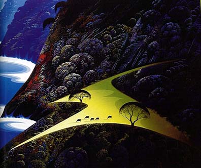 Herndon Fine Art offers authenticated Eyvind Earle fine art, including rare limited edition serigraphs, original paintings, and Disney background graphics.
