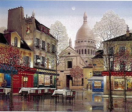Herndon Fine Art offers authenticated Liudmila Kondakova fine art, including rare hand-pulled serigraphs, Romantic Realist Paris landscapes, and original canvas works.