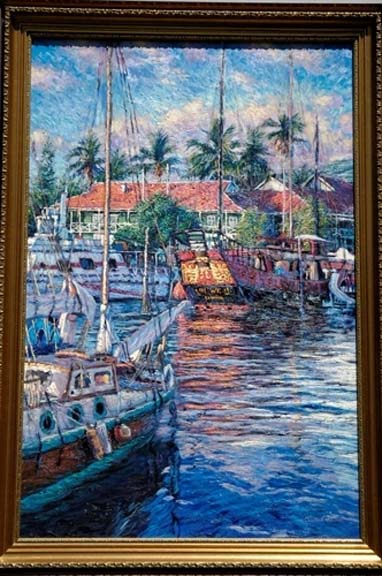 Herndon Fine Art offers authenticated Christian Riese Lassen fine art, including rare hand-embellished Lassengraphs, original paintings, and marine life graphics.