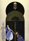 Erte Bird in a Gilded Cage