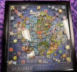 Fazzino Scrabble World Edition