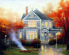 kinkade Amber Afternoon