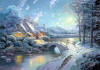 kinkade Christmas Moonlight