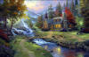 thomas kinkade Mountain Paradise