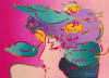 Peter Max Flower Spectrum