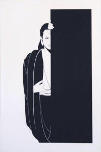 nagel Black & White Robe