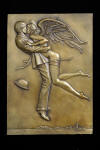 michael parkes bas relief angel affair