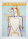 picasso marina femme au buste en coeur